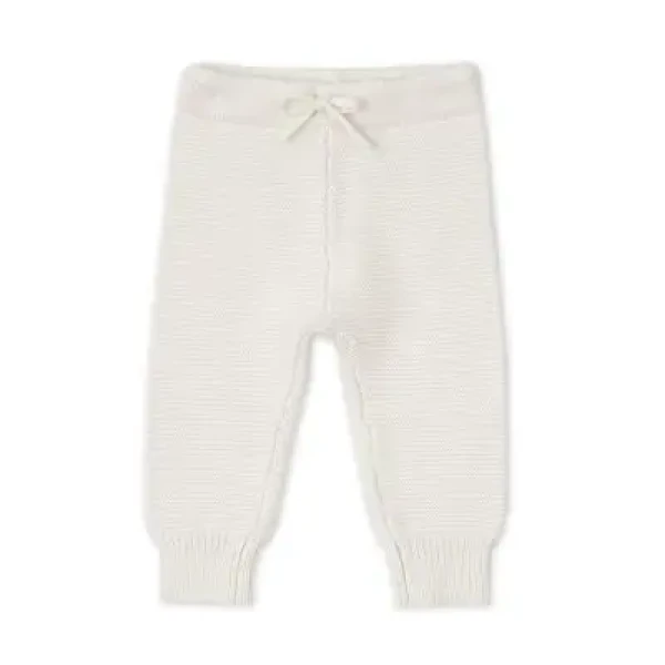 LODGER Pletené tepláčky Merino Cream vel. 62