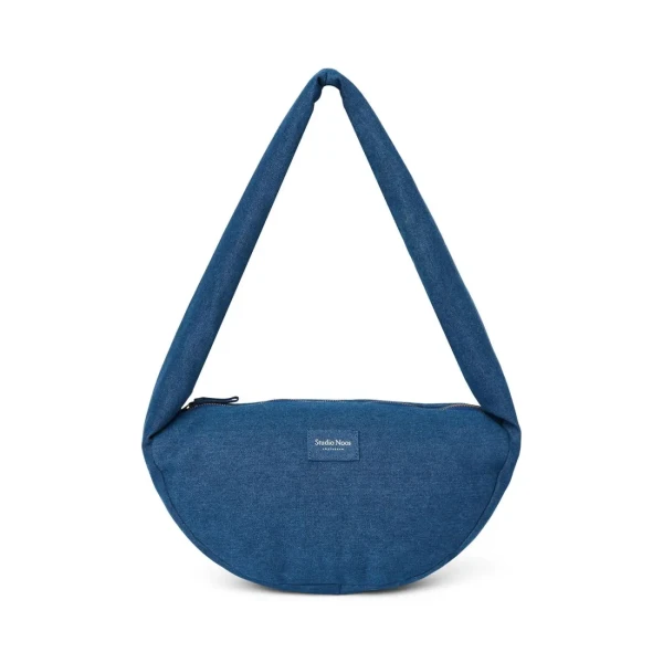 STUDIO NOOS - Denim Mini Cross Body bag Dark Blue