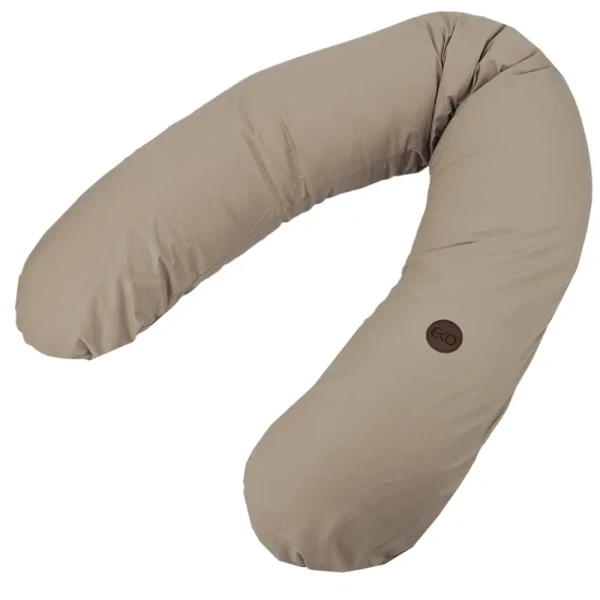 EKO Polštář ke kojení bavlněný Dark Beige 180cm