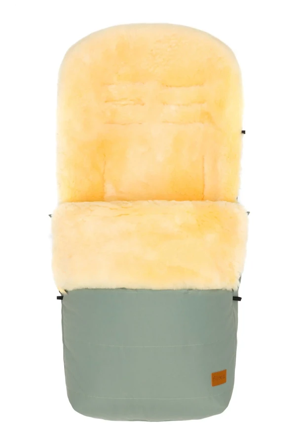 Fillikid Fusak zimný z jahňacej kožušiny Bernina sage