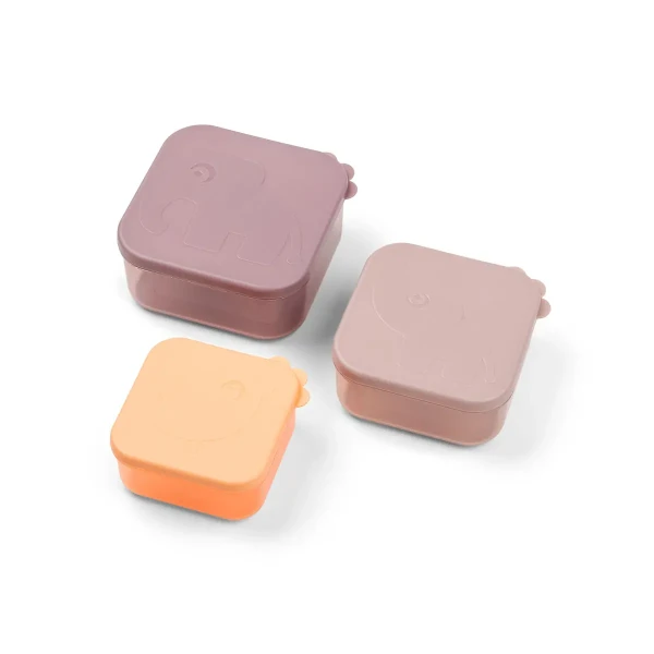 DONE BY DEER Desiatové boxy Deer friends 3ks - ružové