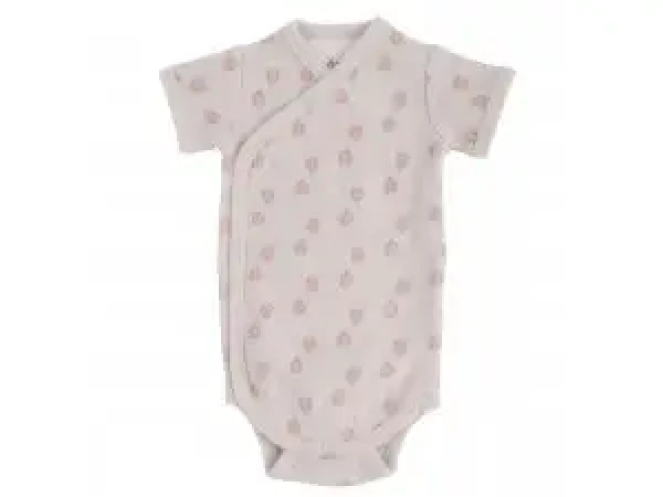 LODGER Body Romper s krátkymi rukávmi Print Rib Tan vel. 62