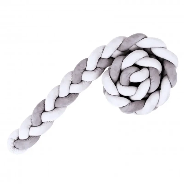 Saro Baby Copánkový mantinel do postieľky Grey