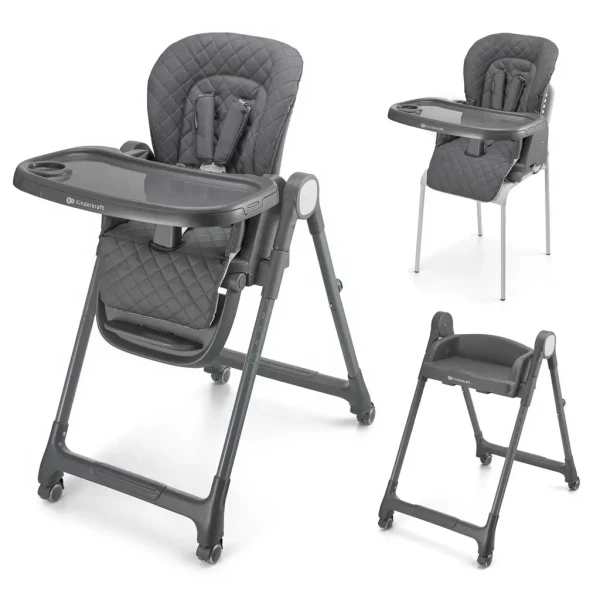 KINDERKRAFT Stolička jedálenská Tulo Grey