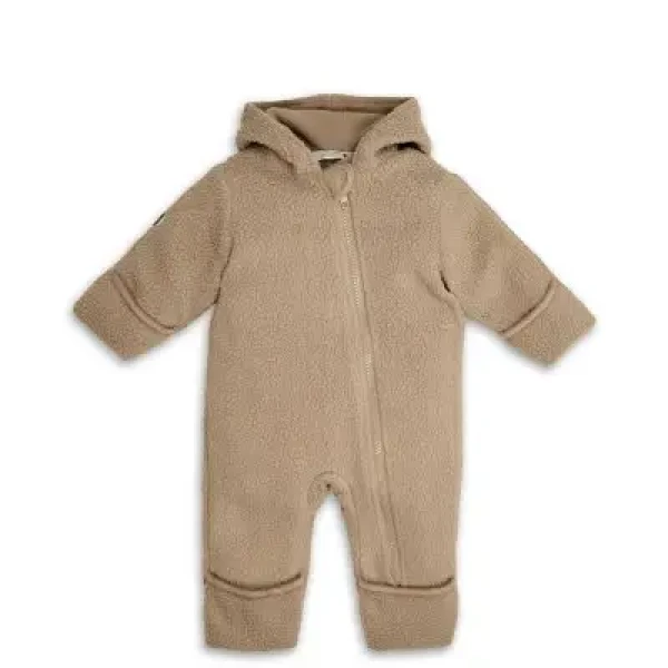 LODGER Zimná novorodenecká kombinéza Teddy Beige
