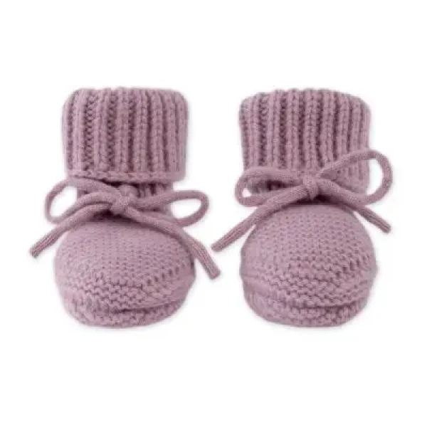 LODGER Capáčky Merino Mauve vel. 0 - 6 mesiacov