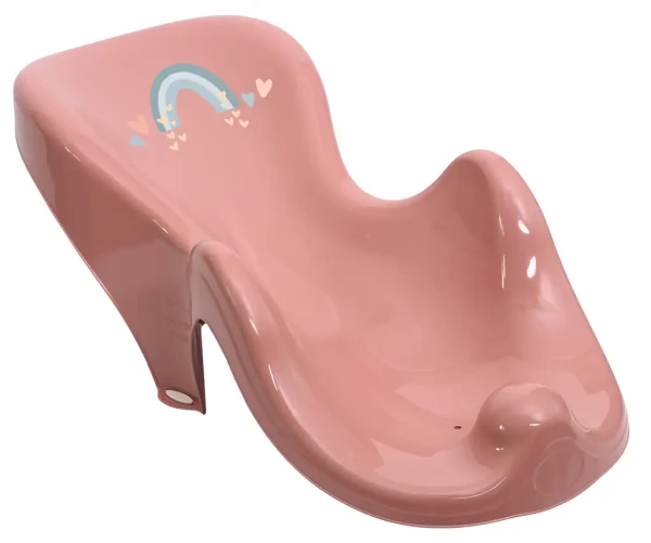 TEGA BABY Lehátko do vane protišmykové Meteo - old rose