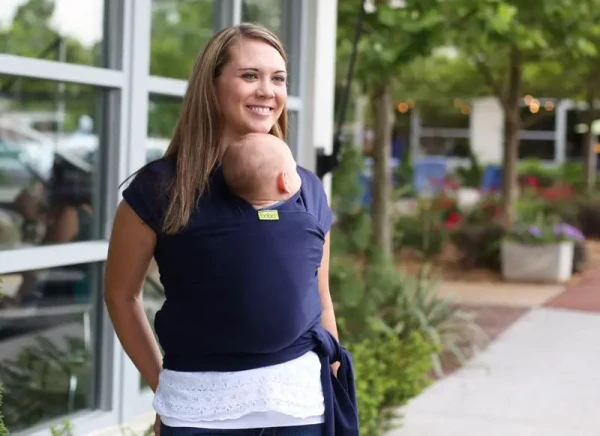 BOBA Detské nosidlo/šatka Wrap - Navy Blue | BOBA