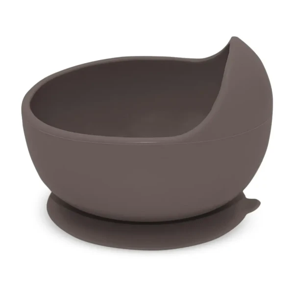PETITE&MARS Miska silikónová s prísavkou Take&Match Bitter Cocoa 6m+