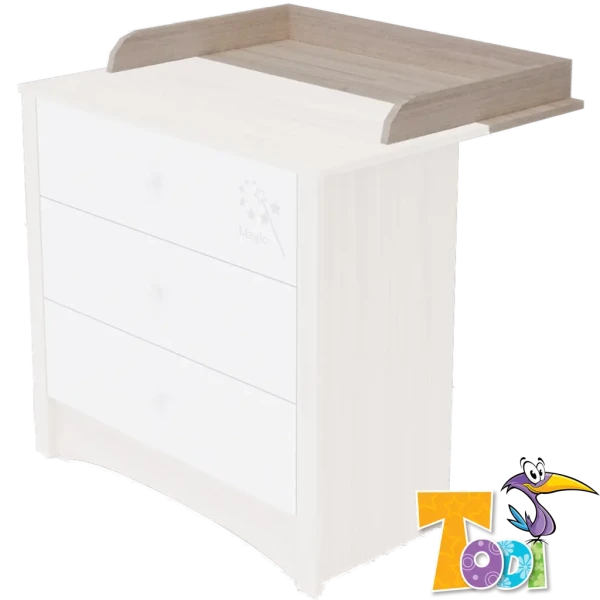 Nadstavec na komodu s 3 zásuvkami Todi Magic