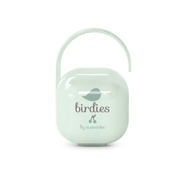SUAVINEX Krabička na cumlík BIRDIES - zelená