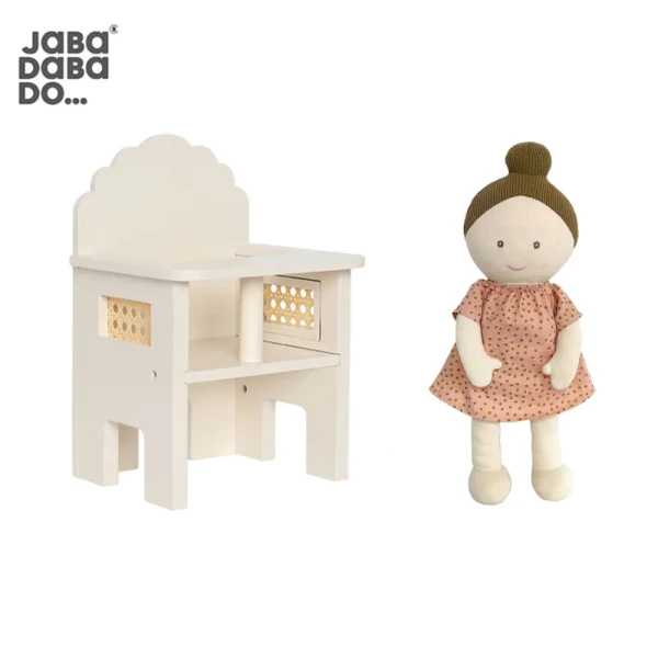 Jabadabado Zvýhodnený set Stolička na kŕmenie + bábika Astrid