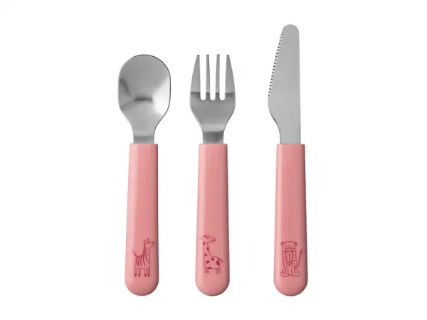 Mepal Detský príbor Mio Deep Pink