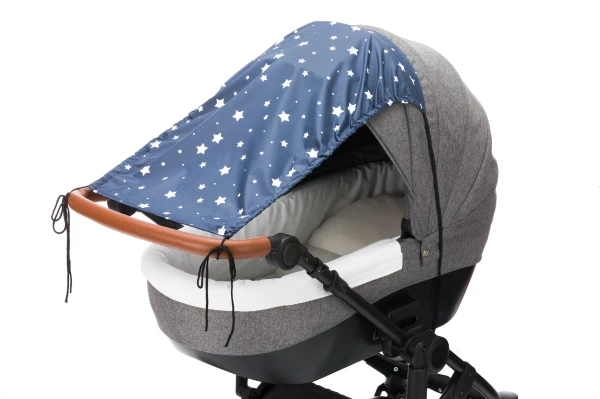 Fillikid Slnečná clona na kočík navy star UV50+