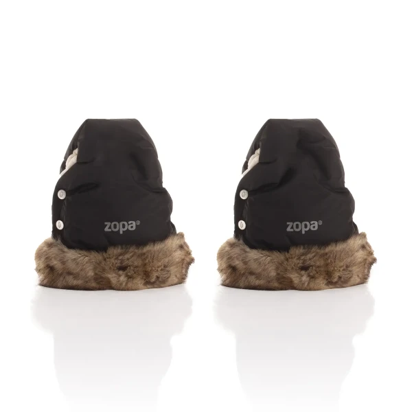 ZOPA Zimné rukavice Fluffy 2, NIght Black