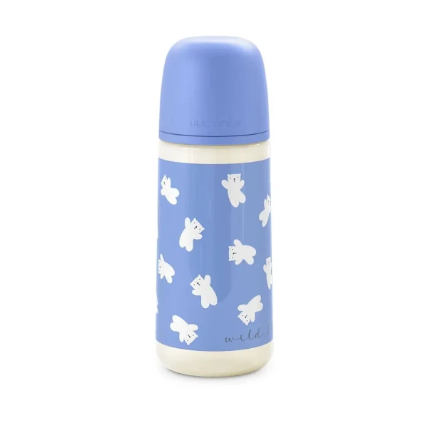 SUAVINEX Dojčenská fľaša 360 ml L WILD & FREE - modrá