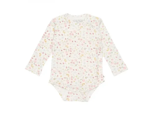 Little Dutch Body dlhý rukáv Kvety a motýle veľ. 50/56