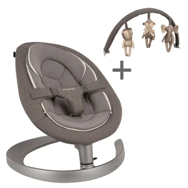 Nuna LEAF™ grow granite + hrazdička