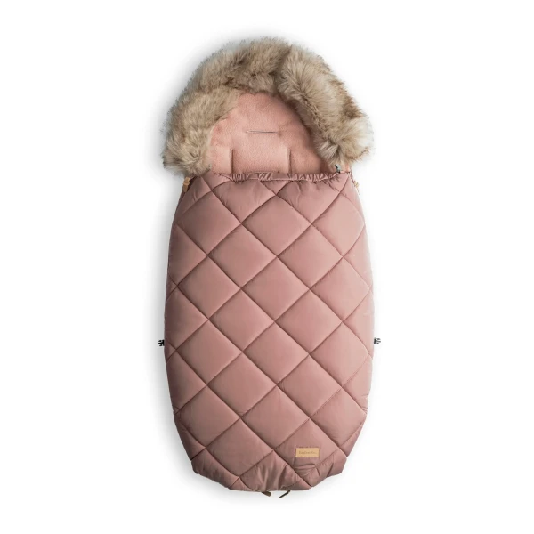 Beztroska fusak-kožušina 110cm, pink powder (6-36) / L