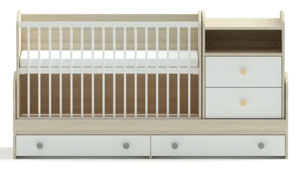 Faktum Kombi postieľka  Colette 70x120 Biela Lišta proti okusu: bez lišty