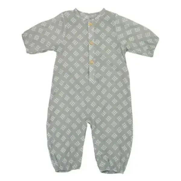 LODGER Bavlnený overal Jumper Tribe Muslin Silt Green 74