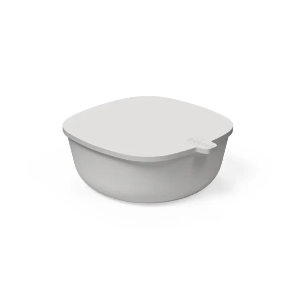 CHICCO Miska s víkem stohovatelná grey 6m+