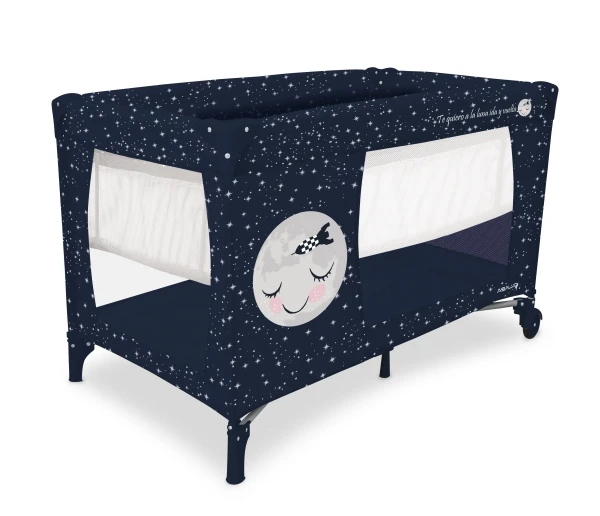 Asalvo SMOOTH cestovná postieľka moon