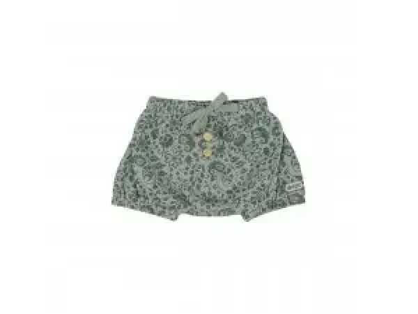 LODGER Bavlnené kraťasky Bloomer Flower Tribe Silt Green 62