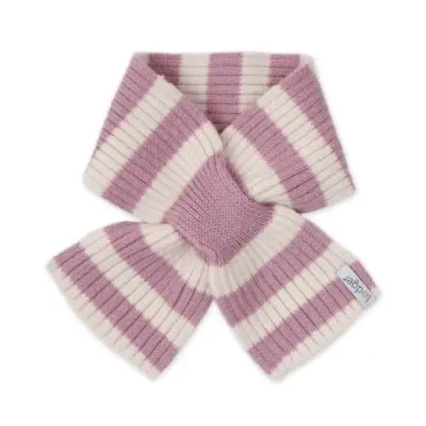 LODGER Šál Stripe Merino Mauve