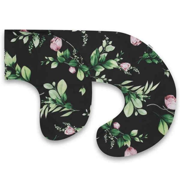 New Baby Obliečka na dojčiaci vankúš v tvare C Pivonky