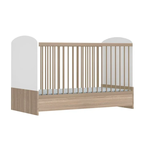 Faktum Variabilná postieľka Mia Popup 70 X 140 cm Stahovací bočnice: bez sťahovacej bočnice, Lišta proti okusu: vrátane lišty