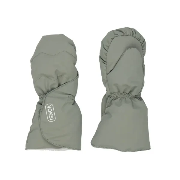 Voksi Detské rukavice meadow green / light grey 0-1y