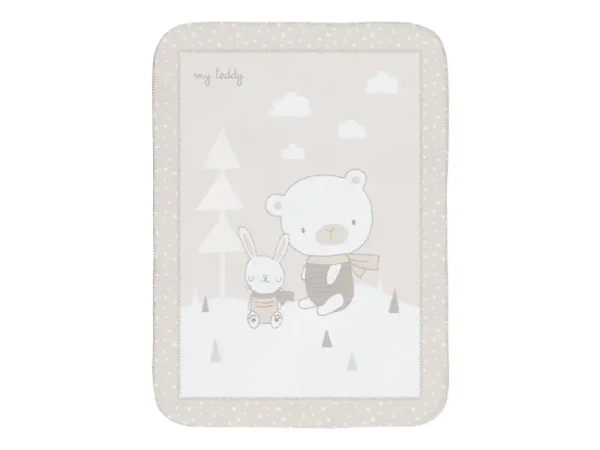 KikkaBoo Detská deka Super Soft 80x110 cm My Teddy