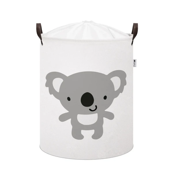 Sipo Kôš na hračky so šnúrkou, skladací bavlnený / 43 l, Koala