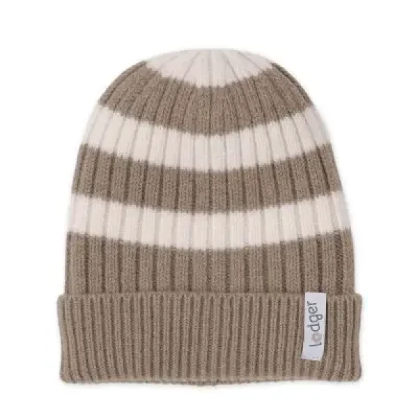 LODGER Čiapka Stripe Merino Buffalo 3 - 6 mesiacov