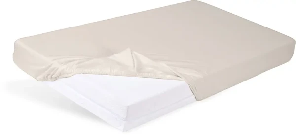 BABYMATEX Prostěradlo napínací Jersey 60x120cm světle béžové