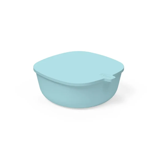 CHICCO Miska s víkem stohovatelná blue 6m+
