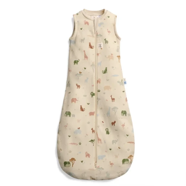 ERGOPOUCH Vak na spanie organická bavlna Jersey Savannah 8-24 m, 8-14 kg, 0,2 tog