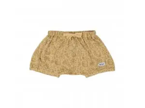 LODGER Bavlnené kraťasky Bloomer Flower Tribe Sand 56