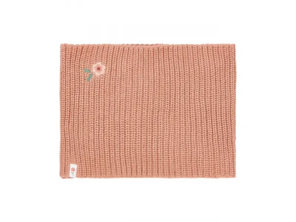 Little Dutch Šál pletený kruhový Deep Pink One Size