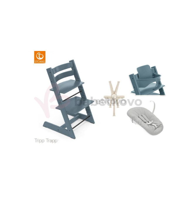 Stolička Stokke Tripp Trapp Fjord Blue + Darčeky