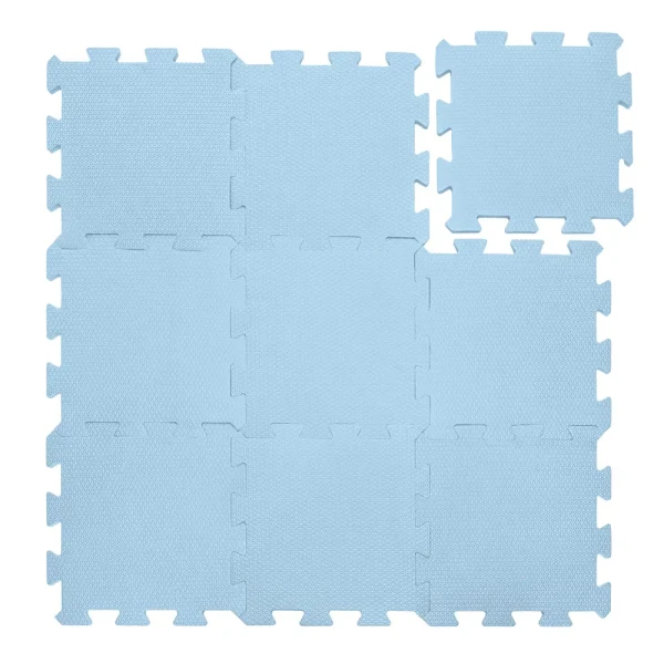 Zopa Penová podložka Puzzle 30x30 cm 9ks, Floral Blue