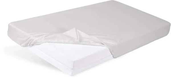 BABYMATEX Prostěradlo napínací Jersey 60x120cm světle šedé