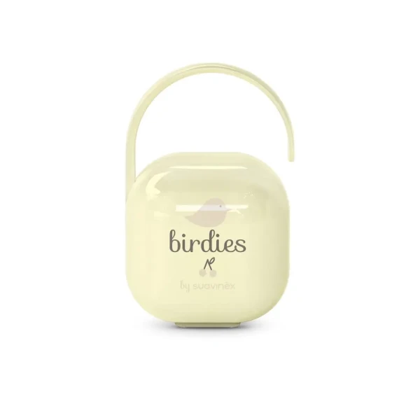 SUAVINEX Krabička na cumlík BIRDIES - žltá
