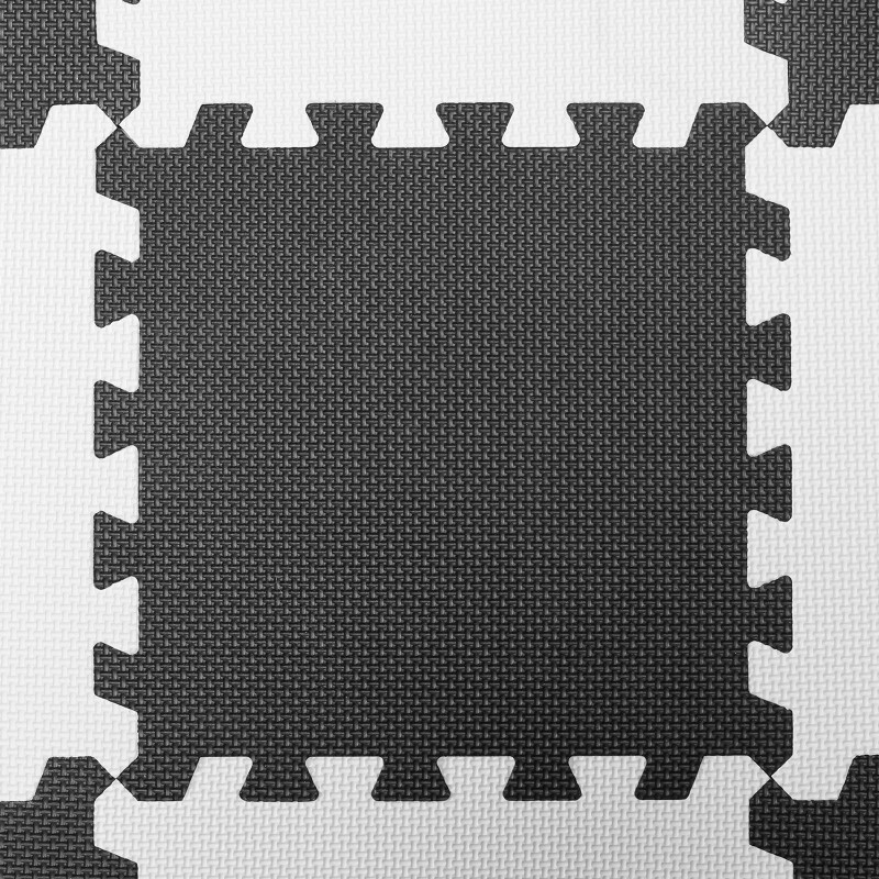 KINDERKRAFT Podložka penová puzzle Luno 150x180 cm Black