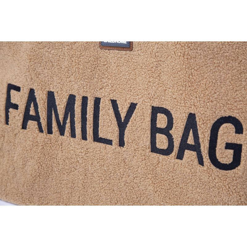 Childhome Cestovná taška Family Bag Teddy Beige
