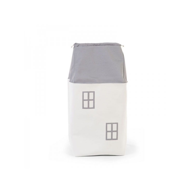 Childhome Box na hračky Dom Grey Off White