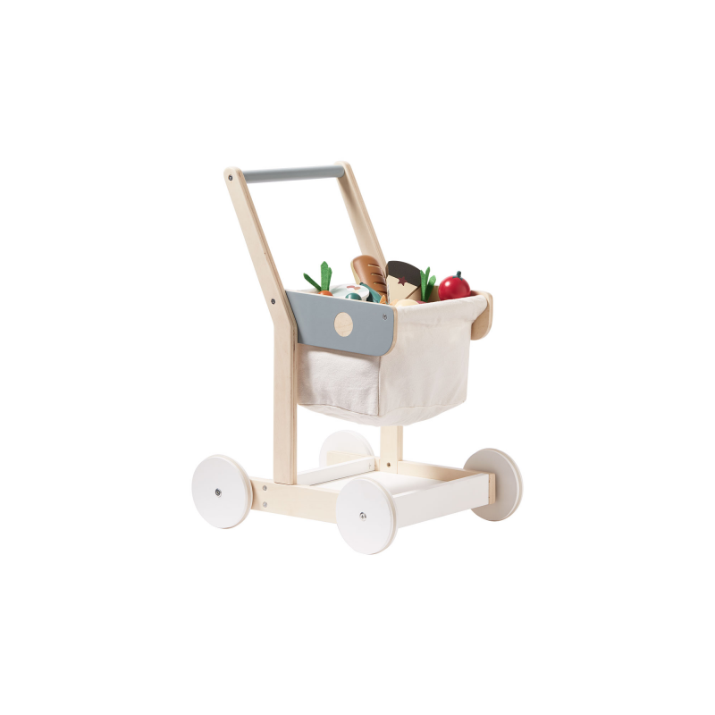 Kids Concept Nákupný vozík drevený Bistro