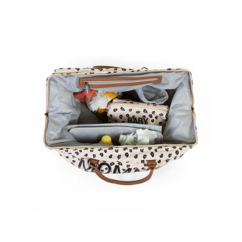 Childhome Prebaľovacia taška Mommy Bag Canvas Leopard