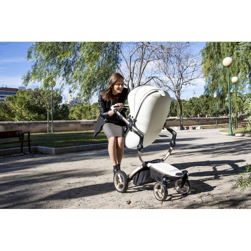 Mima Xari kočík 3G - sedák s vaničkou biely